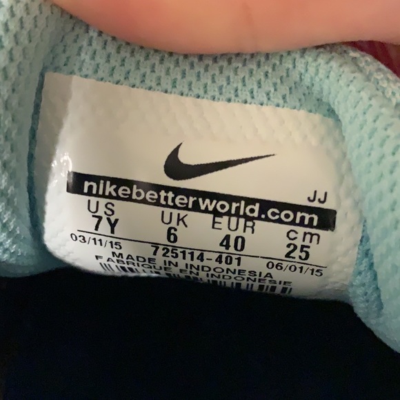 Aqua Blue Nike Free Run 5.0 - Picture 4 of 4